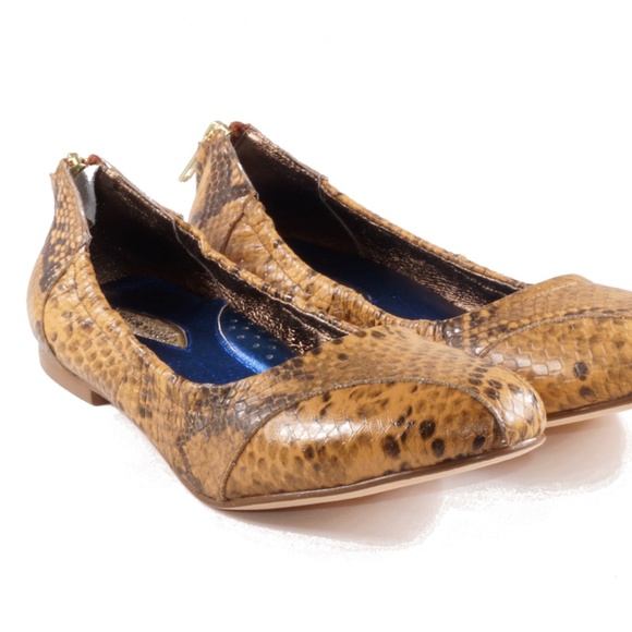Glory Gold CRUISE Leather Ballerina Flat Shoes - Picture 1 of 4